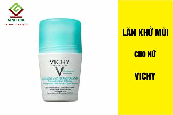 Lăn khử mùi nữ Vichy 50ml của Pháp Lăn khử mùi nữ Vichy 50ml của Pháp