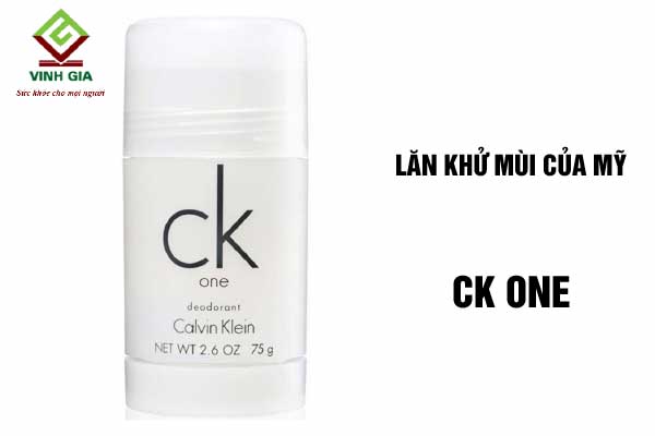 Lăn khử mùi nước hoa của Mỹ CK One 75ml Lăn khử mùi nước hoa của Mỹ CK One 75ml