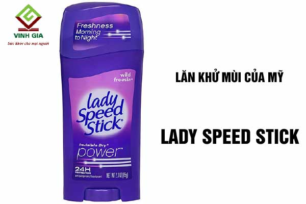 Lăn nách cao cấp của Mỹ dành cho nữ Lady Speed Stick Invisible Dry Lăn nách cao cấp của Mỹ dành cho nữ Lady Speed Stick Invisible Dry