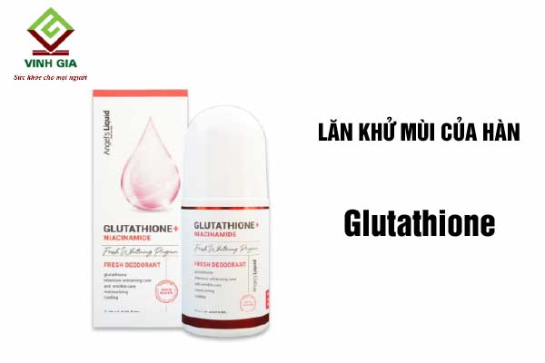 Lăn Nách của Hàn Angel’s Liquid Glutathione+ Niacinamide Fresh Deodorant 60ml