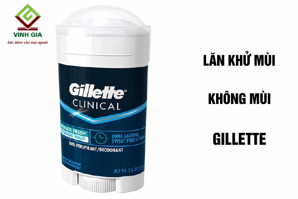 Lăn nách không mùi cho nam Gillette Clinical Lăn nách không mùi cho nam Gillette Clinical