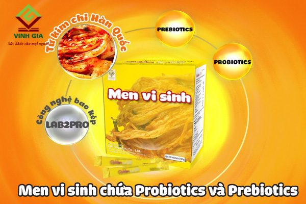 Men vi sinh chứa Probiotics và Prebiotics rất tốt cho trẻ khi bị táo bón