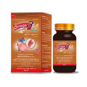 Omega 3 Vinh Gia 2 – Bổ sung Omega-3 dạng Triglyceride Hỗ trợ giảm cholesterol máu, Hỗ trợ giảm nguy cơ xơ vữa động mạch