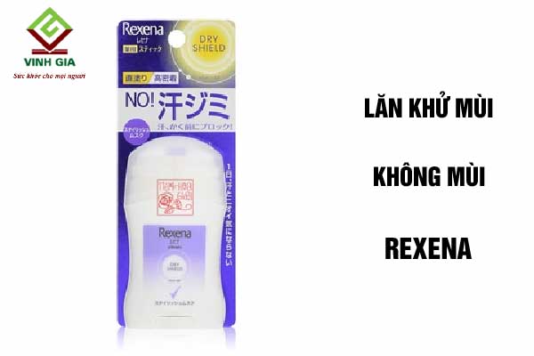 Sáp lăn khử mùi không mùi Rexena Dry Shield Sáp lăn khử mùi không mùi Rexena Dry Shield
