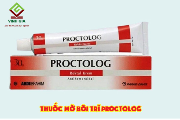 Thuốc mỡ bôi trĩ Proctolog sản phẩm của hãng dược Pfizer - Mỹ
