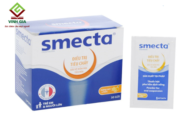 Thuốc tiêu chảy Smecta vừa cầm tiêu chảy vừa bảo vệ tiêu hóa