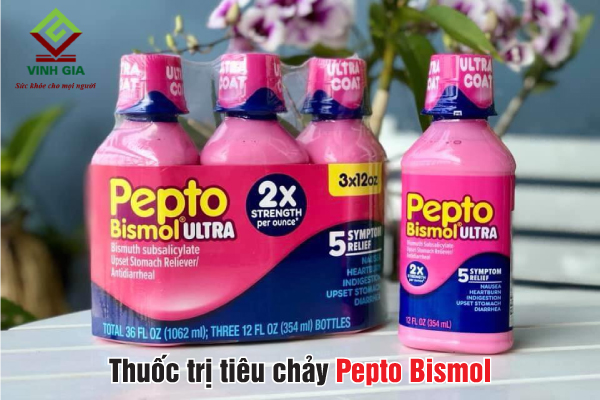 Thuốc trị tiêu chảy Pepto Bismol
