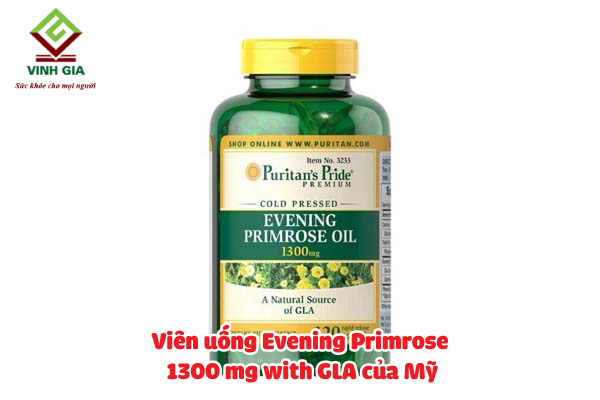 Viên uống Evening Primrose 1300 mg with GLA thuốc tiền mãn kinh của Mỹ hiệu quả nhất