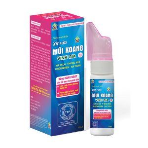 Xịt rửa mũi xoang Vinh Gia B – Dành cho trẻ em trên 3 tháng tuổi (Lọ 75ml)