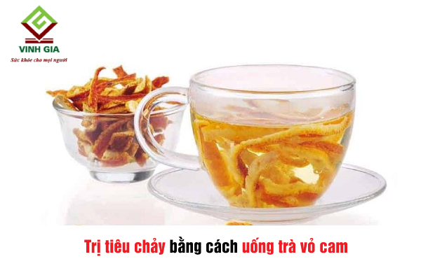 Cách trị tiêu chảy tại nhà bằng uống trà vỏ cam