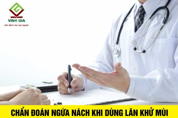 Chẩn đoán ngứa nách khi dùng lăn khử mùi