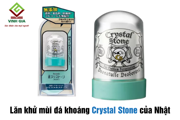 Lăn đá khoáng Crystal Stone trị hôi nách nổi tiếng của Nhật