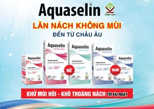 Lăn khử mùi AQUASELIN gồm những sản phẩm nào?