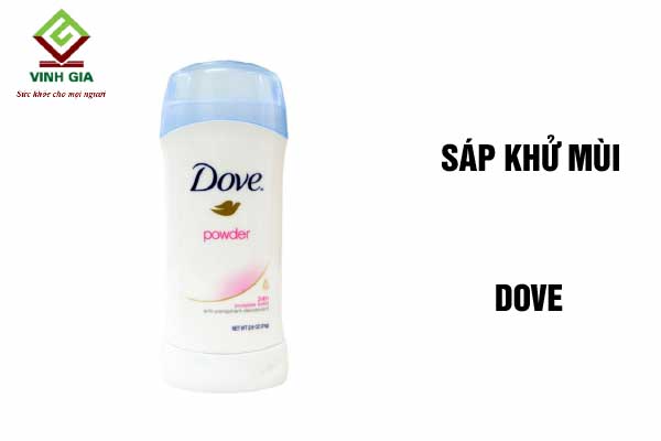 Lăn khử mùi dạng sáp Dove Powder 24h Lăn khử mùi dạng sáp Dove Powder 24h