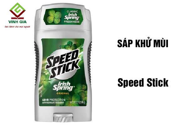 Lăn khử mùi dạng sáp Speed Stick Irish Spring Original
