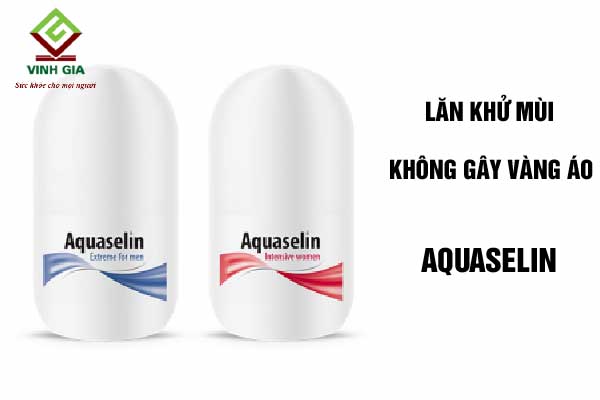 Lăn khử mùi không gây vàng áo Aquaselin Lăn khử mùi không gây vàng áo Aquaselin