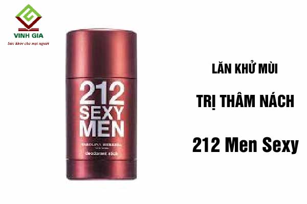 Lăn khử mùi trị thâm Carolina Herrera 212 Men Sexy 75g Lăn khử mùi trị thâm Carolina Herrera 212 Men Sexy 75g