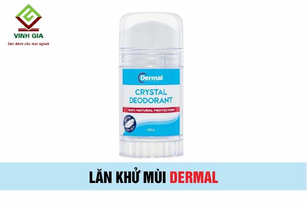 Lăn nách khử mùi Dermal Therapy Crystal Deodorant