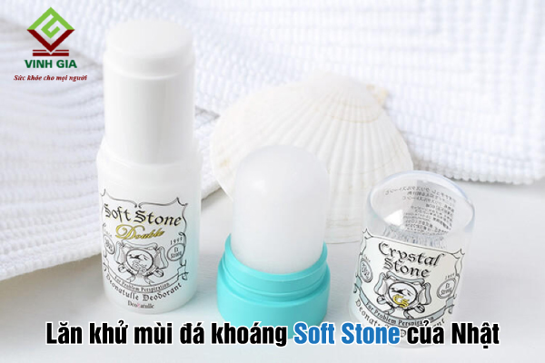 Sản phẩm trị hôi nách của Nhật phải kể đến lăn đá khoáng Soft Stone Sản phẩm trị hôi nách của Nhật phải kể đến lăn đá khoáng Soft Stone