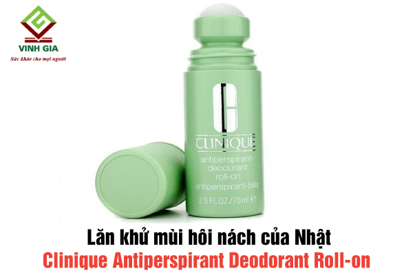 Trị hôi nách bằng lăn khử mùi Clinique Antiperspirant Deodorant Roll-on Trị hôi nách bằng lăn khử mùi Clinique Antiperspirant Deodorant Roll-on