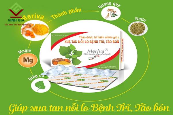 Bị trĩ nên uống viên thảo dược chứa Cao diếp cá, Cao đương quy, Rutin, Curcumin dạng Meriva Bị trĩ nên uống viên thảo dược chứa Cao diếp cá, Cao đương quy, Rutin, Curcumin dạng Meriva