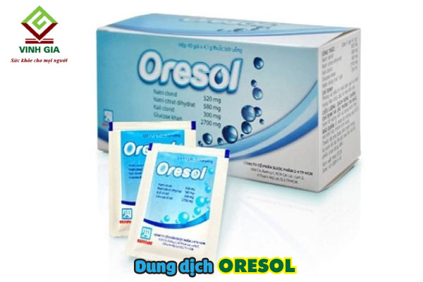 Dung dịch bù nước và bổ sung chất điện giải Oresol