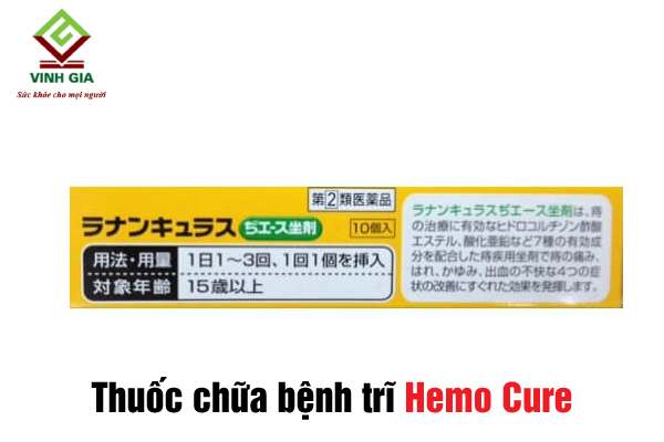 Hemo Cure thuốc trị trĩ của Nhật Bản