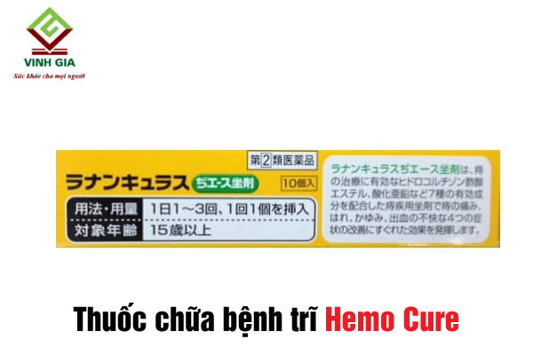 Hemo Cure thuốc trị trĩ của Nhật Bản Hemo Cure thuốc trị trĩ của Nhật Bản