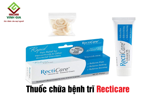Thuốc giảm đau rát do bệnh trĩ Recticare Thuốc giảm đau rát do bệnh trĩ Recticare