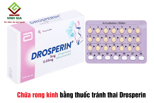 Thuốc ngừa thai trị rong kinh Drosperin