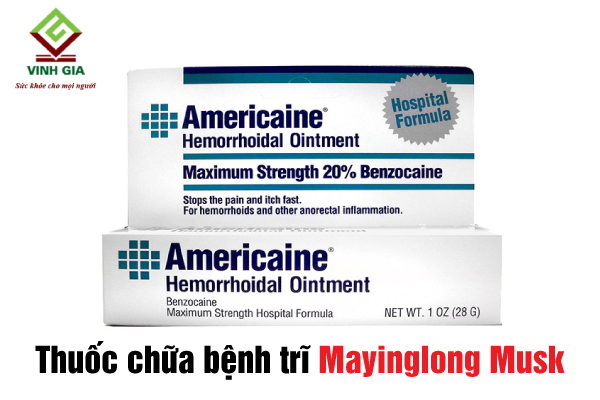 Thuốc tây trị bệnh trĩ Americaine rất được ưa chuộng Thuốc tây trị bệnh trĩ Americaine rất được ưa chuộng