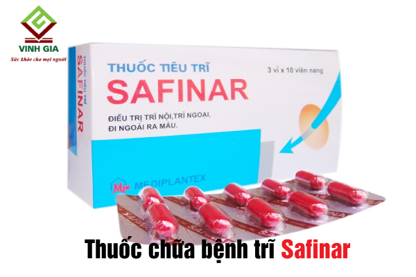 Uống thuốc Safinar giúp điều trị trĩ hiệu quả