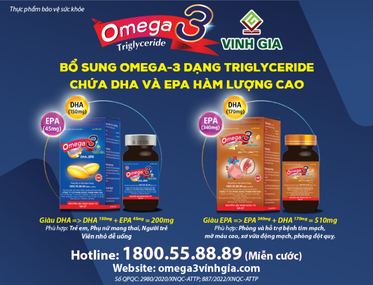 VÌ SAO OMEGA 3 VINH GIA LÀ OMEGA-3 TỐT VÀ ĐÁNG LỰA CHỌN NHẤT HIỆN NAY