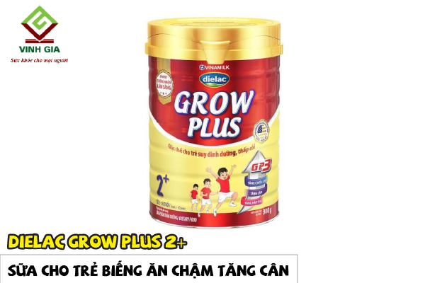 Sữa Dielac Grow Plus 2+ canh ty con trẻ không còn chán ăn thời gian nhanh tăng cân