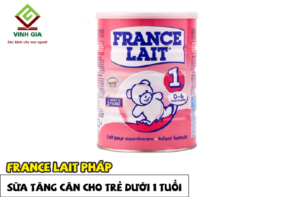 Sữa France Lait Pháp chất lượng cho tới nhỏ xíu bên dưới 1 tuổi tác lừ đừ tăng cân