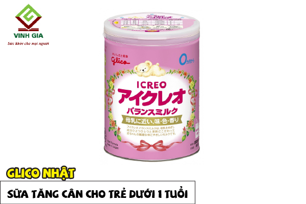 Sữa Glico Nhật giúp tăng cân cho trẻ dưới 1 tuổi hiệu quả