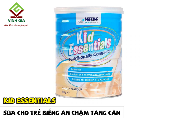 Sữa Kid Essentials dành riêng cho con trẻ chán ăn chậm trễ tăng cân