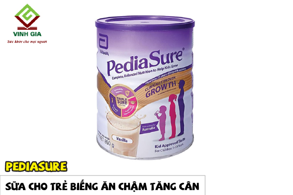 Sữa Pediasure rất hay mang lại con trẻ chán ăn chậm trễ tăng cân