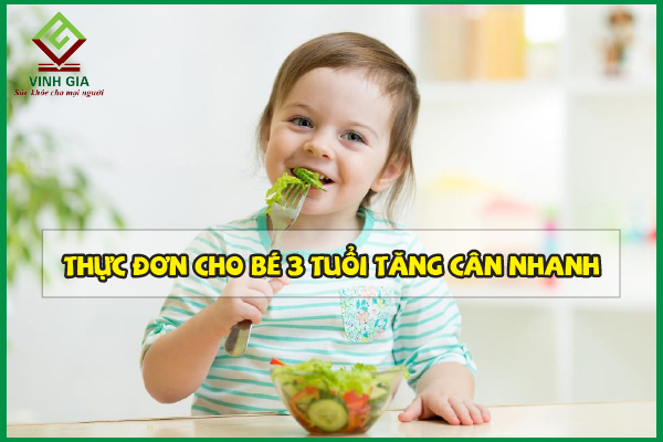 Nguyên tắc khi lên thực đơn cho bé 3 tuổi chậm tăng cân