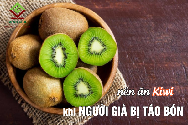 Ăn kiwi rất tốt cho tiêu hóa, đặc biệt là người già bị táo bón