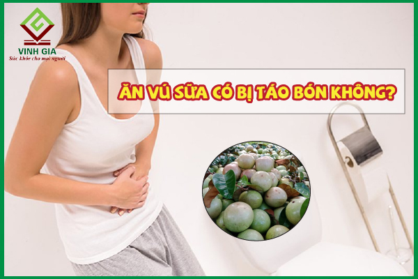 [THẮC MẮC] Ăn vú sữa có bị táo bón không?