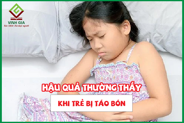 Hậu quả của táo bón ở trẻ em – Mẹ cần phải lưu tâm!