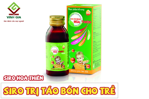 Siro Hoa Thiên giúp bé ngăn ngừa táo bón Siro Hoa Thiên giúp bé ngăn ngừa táo bón