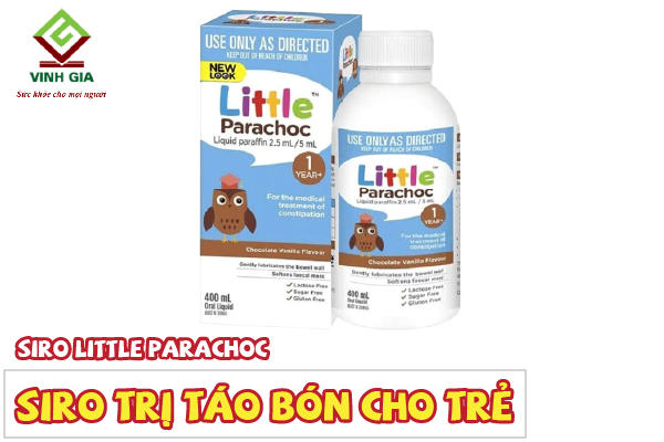 Siro Little Parachoc chữa táo bón dành riêng cho trẻ nhỏ