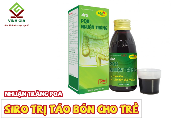 Siro Nhuận Tràng PQA giúp giảm táo bón hiệu quả cho bé Siro Nhuận Tràng PQA giúp giảm táo bón hiệu quả cho bé