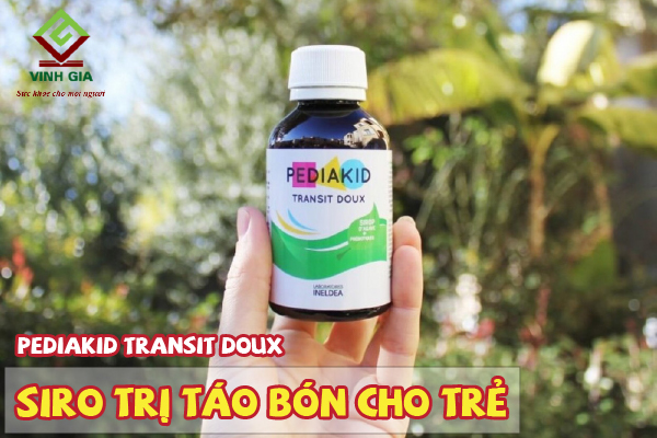 Siro trị táo bón cho trẻ từ 6 tháng tuổi Pediakid Transit Doux Siro trị táo bón cho trẻ từ 6 tháng tuổi Pediakid Transit Doux
