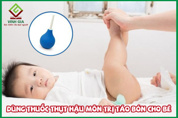 Thuốc thụt hậu môn cho trẻ bị táo bón liệu có an toàn?