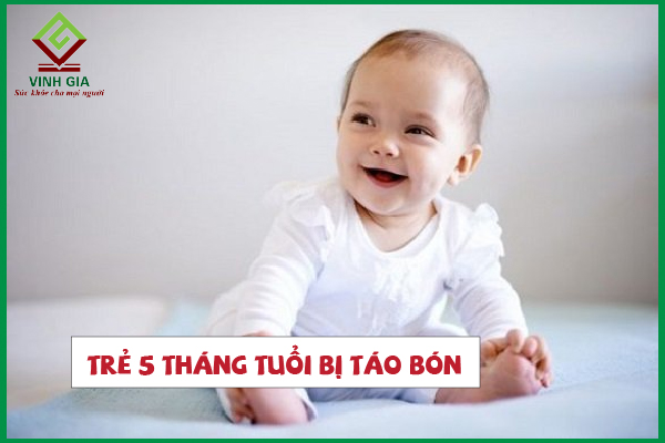 Trẻ 5 tháng tuổi bị táo bón – mẹ cần làm gì?