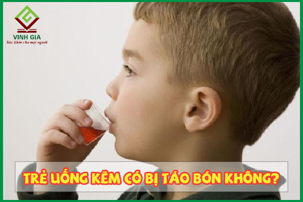 Trẻ uống kẽm có bị táo bón không? Một số lưu ý cần biết