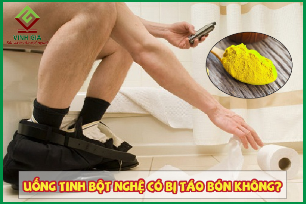 [GIẢI ĐÁP] Uống tinh bột nghệ có bị táo bón không?
